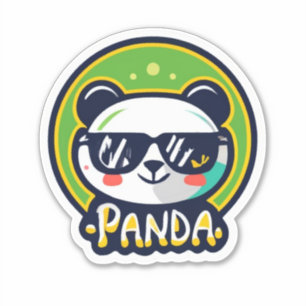 Panda Pegatinas diseñadores deliciosos te esperan