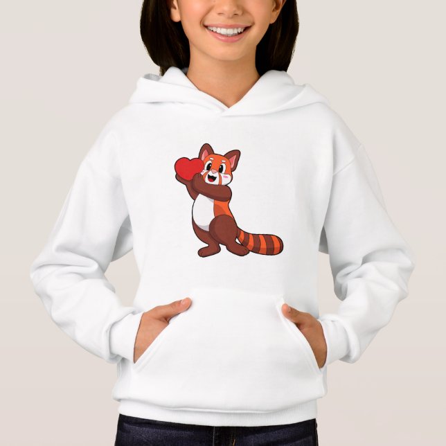 Panda rojo en Love with Heart.PNG (Anverso)