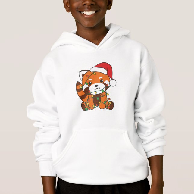 Panda Rojo Navidades Animales De Invierno Pandas R (Anverso)