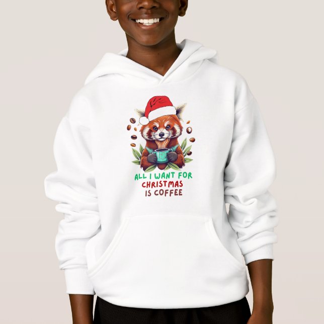Panda rojo Todo lo que quiero para los Navidades e (Anverso)