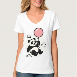 Panda Subiendo y Lejos – Vin Zzep Art - Camiseta