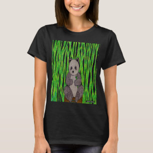 Panda (vívido) - camiseta básica para mujer