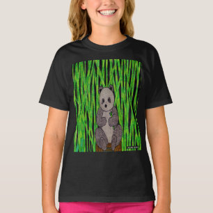 Panda (vívido) - camiseta básica para niña