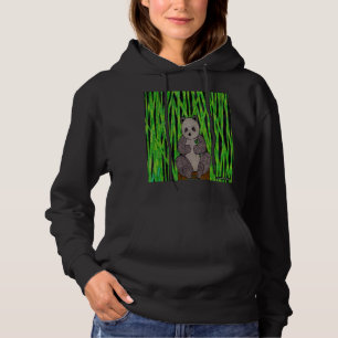 Panda (vívido) - Sudadera con capucha para mujer