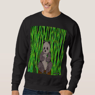 Panda (vívido) - Sudadera para hombre