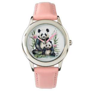 Panda y reloj de pulsera para chicas chinos