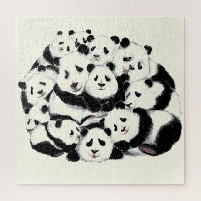 Pandas Puzzle Funny (Vertical)