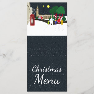 Pandillas de navidades en el menú de Londres