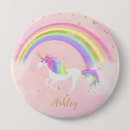 Pando del botón de tema de Unicorn | Rosa mágico y