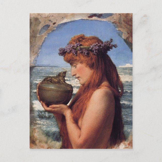 Pandora en detalle postal (Anverso)