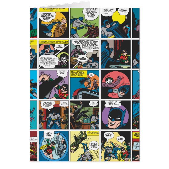Panel de historietas de Batman 5x5 (Frente)