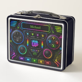 Panel de juego neon para niños controlador de jueg