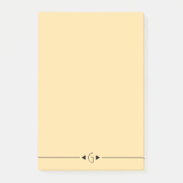 Panel de notas inicial