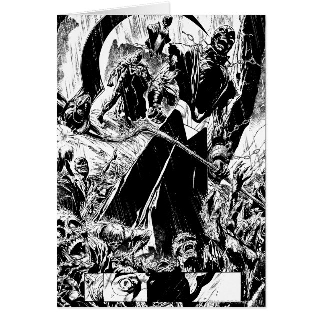 Panel del Cuerpo de Linternas Negras - Blanco y ne (Frente)