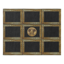 Panel griego abovedado con diseñador Medusa