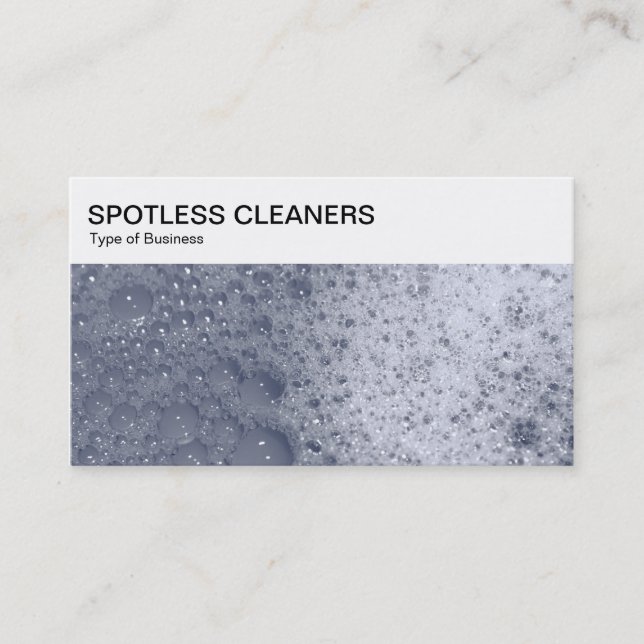 Panel superior - Jabón Bubbles 03 Tarjeta de prese (Anverso)