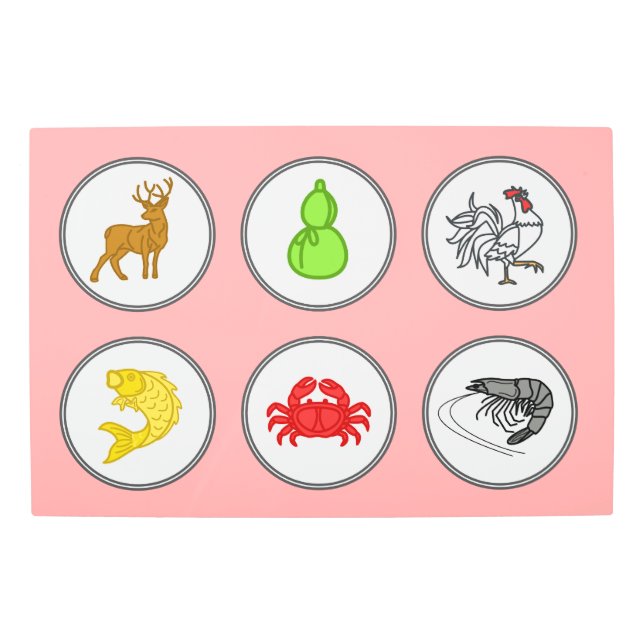 Paneles De Juego Deluxe De Cangrejo De Pescado (Anverso)