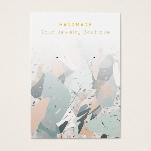 Paneles de la pantalla de joyería Terrazzo (Frente)