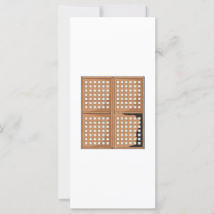 Paneles de la ventana de la cubierta de la antigua