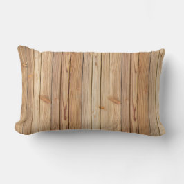 Paneles de madera clara Textura Almohada lumbar
