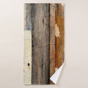 Paneles de madera de época coloridos con painta de