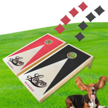 Paneles de madera roja y negra Empresa Logo Negoci