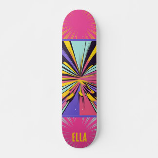 Paneles de skateboard personalizados de arte pop a