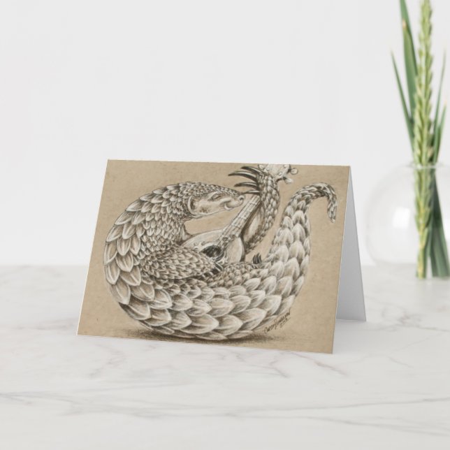 Pangolin por la tarjeta de felicitación de TACS (Anverso)