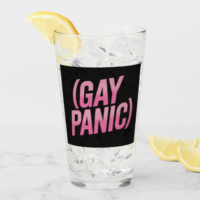 Pánico Gay Protesta Orgullo LGBTQ (Anverso (hielo))