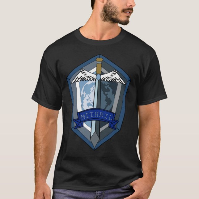 ¡Pánico Metalizado completo! - Camiseta Mithril Em (Anverso)