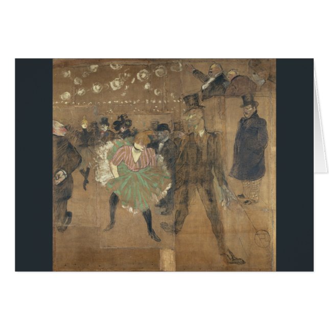 Panneaux pour Baraque de Goulue Toulouse-Lautrec (Anverso (Horizontal))