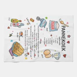 Pannekoek Toalla de Plato Ilustrada