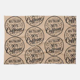 Paño De Cocina 10% Talento 90% Cafeína