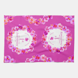 Paño De Cocina 1.ᵉʳ boda fiesta pansy rosa flor