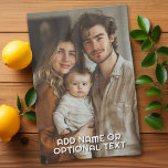 Paño De Cocina 1 plantilla completa de fotos y texto simple y chu<br><div class="desc">Agregue su imagen favorita a esta plantilla. Un diseño mínimo con una foto que cubre toda la superficie más un texto moderno y chunco.</div>