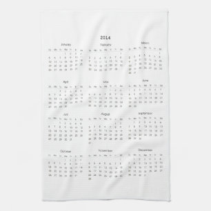 Paño De Cocina 2014 regalos del calendario