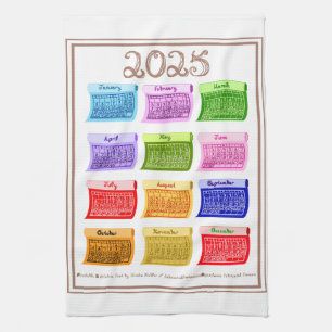 Paño De Cocina 2025 Tipo de letra de tela de tornillos de calenda