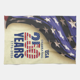 Paño De Cocina 250 Years American Independence Souvenir