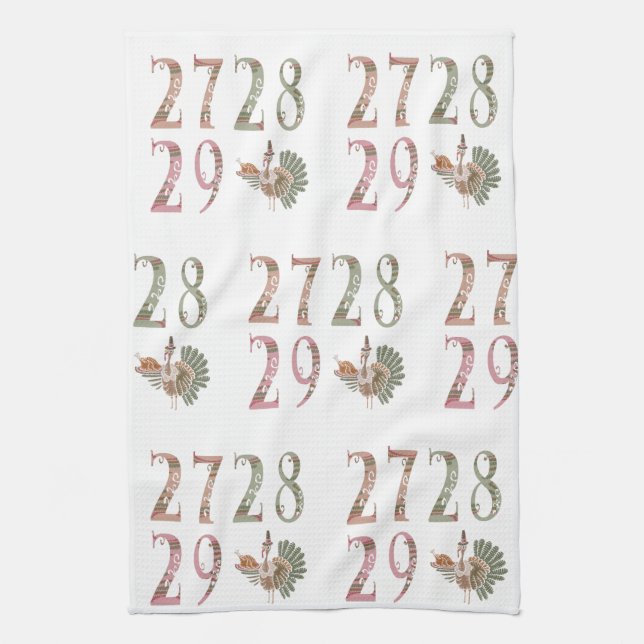 Paño De Cocina 27 28 29 Turkey | Community Sharing of Blessings (Vertical)