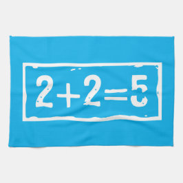 Paño De Cocina 2 más 2 es igual a 5