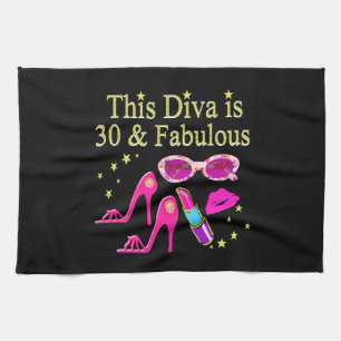 PAÑO DE COCINA 30.º CUMPLEAÑOS DE DISEÑO DIVA