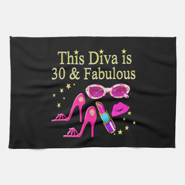 PAÑO DE COCINA 30.º CUMPLEAÑOS DE DISEÑO DIVA (Horizontal)