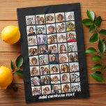 Paño De Cocina 40 Collage de fotos - 4 Filas 10 Columnas - Nombre<br><div class="desc">Este moderno diseño fiesta de collage incluye un lugar para cuarenta fotos o personajes destacados. El texto opcional del guión de la parte inferior se puede utilizar para nombres, eventos, fechas y más! Si necesita ajustar la ilustración o cambiar el color de fondo, haga clic en el botón personalizar y...</div>