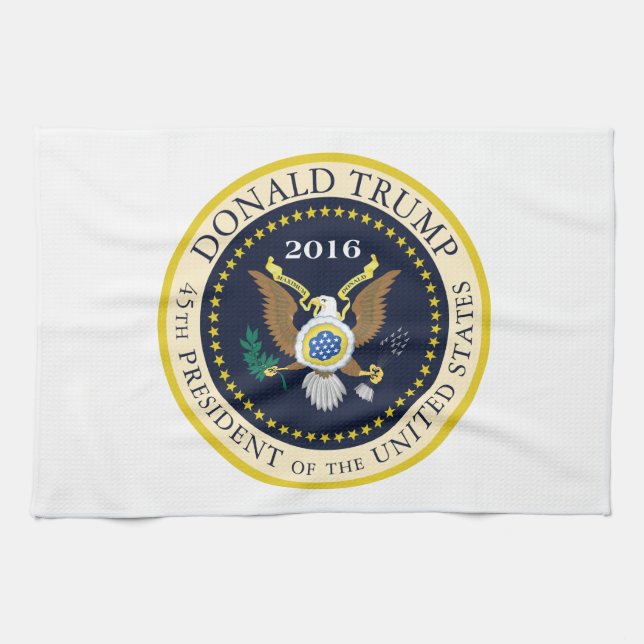 Paño De Cocina 45.o Presidente de los Estados Unidos (Horizontal)