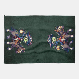 Paño De Cocina 4 de julio Zombie