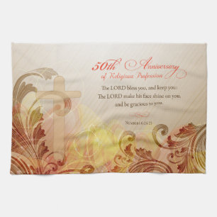 Paño De Cocina 50° Aniversario de la Profesión Religiosa, Nun
