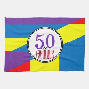 Paño De Cocina 50 y fabuloso Colorido