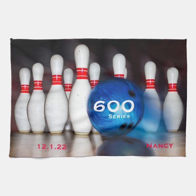 Paño De Cocina 600 Bowling Series o su elección de serie alta, (Horizontal)