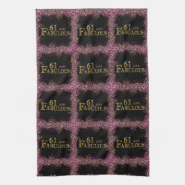 Paño De Cocina 61 cumpleaños