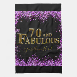 Paño De Cocina 70 cumpleaños